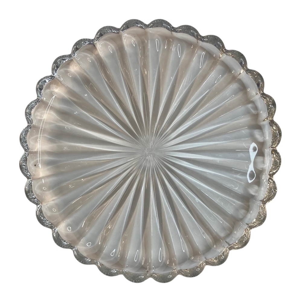 Vintage Heisey Crystolite dish